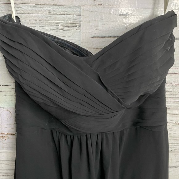 Bari Jay strapless gown maxi dress black size 6 - Picture 6 of 11